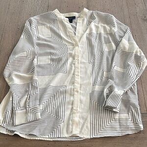 Rachel by Rachel Roy Long Sleeve Button Down Blouse